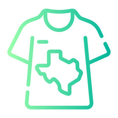 shirt gradient icon