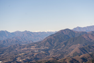 Fototapeta na wymiar North area view from Mount Jimba