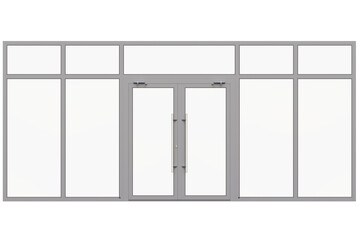 interior doors isolate on a transparent background, interior furniture, 3D illustration, cg render
