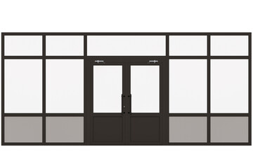 interior doors isolate on a transparent background, interior furniture, 3D illustration, cg render
