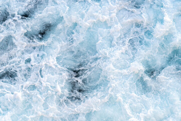 Fototapeta na wymiar Beautiful ocean waves travel background
