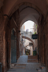 Fototapeta na wymiar Jerusalem Old City ancient arches