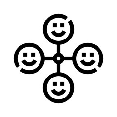 Obraz premium network icon