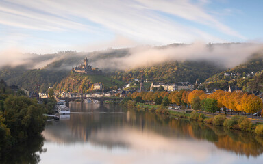 Fototapeta na wymiar Cochem, Moselle, Germany