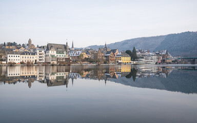 Fototapeta premium Traben-Trarbach, Moselle, Rhineland-Palatinate, Germany