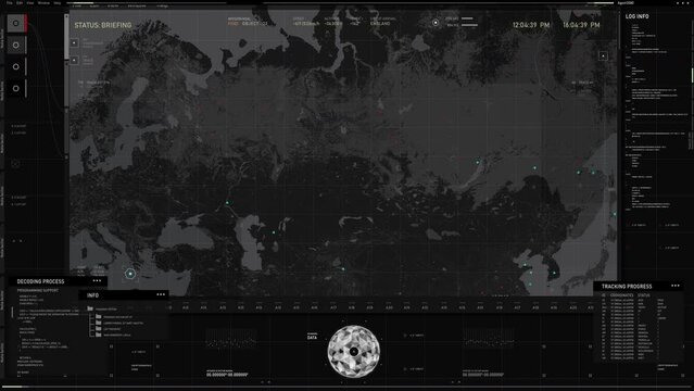 High Tech International Police Radar Detected Jet Airliner Hijacked By Criminals. International Police Using Satellite Radar To Find Aircraft With Criminals. International Police Tracking Radar Tech