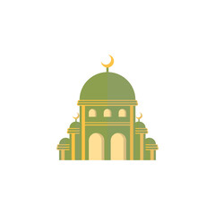 Mosque Islamic Icon Ilustration