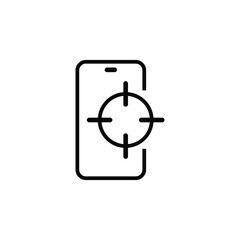 Marketing target icon