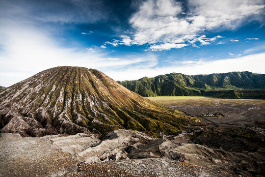Volcano Batok In Tengger Caldera, Bromo Tengger Semeru National Park, Indonesia