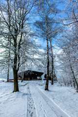 Sch&ouml;ne Winterlandschaft auf den H&ouml;hen des Th&uuml;ringer Waldes bei Floh-Seligenthal - Th&uuml;ringen - Deutschland