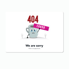 404 Error UI Design