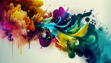 Vibrant Abstract Background Texture | AI Generated