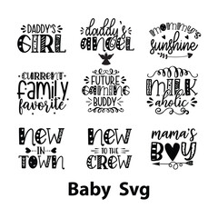 Baby Svg bundle