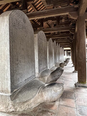 stone statue in the temple