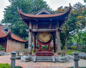 large chinese wooden structure 