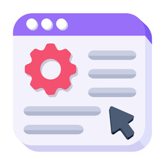 Fototapeta premium Website Setting 