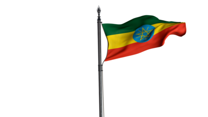  Ethiopia, Federal Democratic Republic of Ethiopia, Country Flag