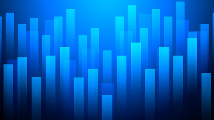 Fototapeta premium Abstract graph chart of stock market trade background.