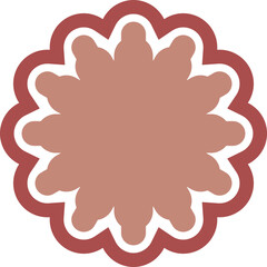 Geometric shape frames.