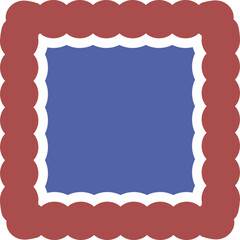 Geometric shape frames.