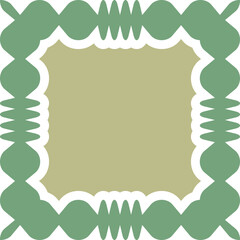 Geometric shape frames.