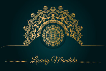 Ornamental Luxury Mandala Design Background
