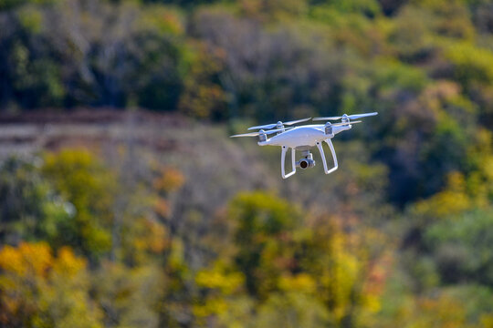 Drone quadcopter with high resolution digital camera
