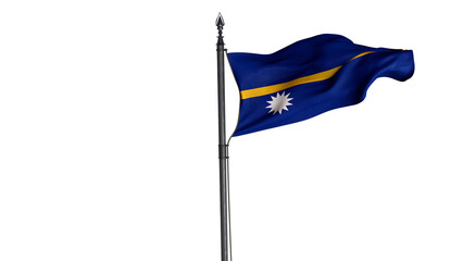 Nauru, Republic of Nauru, Country Flag