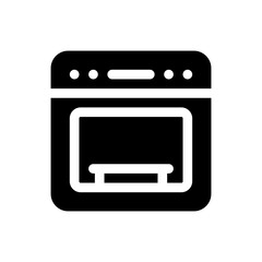 oven glyph icon