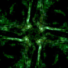 Geometric color watercolor pattern. Abstract kaleidoscope aquarelle background for surface and textile design. Repeat urban texture with watercolour elements. Modern wallpaper tile.