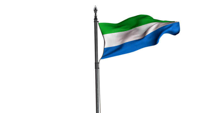 Sierra Leone, Republic of Sierra Leone, Country Flag