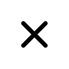 Fototapeta premium cross icon