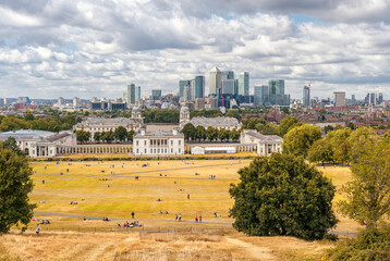 Greenwich Park and National Maritime Museum, Gardens, University of Greenwich, Old Royal Naval...