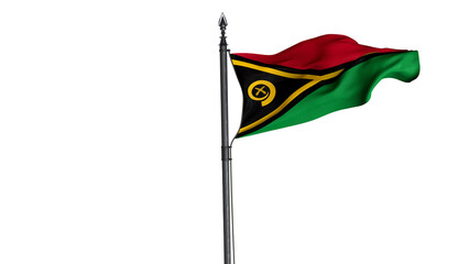  Vanatu, Republic of Vanuatu, Country Flag