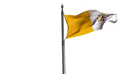 Vatican City, Vatican City State, Country Flag