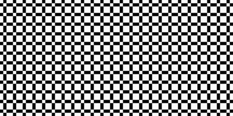 Grid black and white. Seamless grid of intersecting stripes. Vector seamless pattern, for print and surface design.