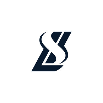 SL, LS creative initial vector Letter Logo Design Monogram template 