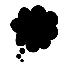 a simple line balloon text design template