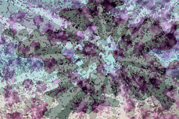 Caos di schegge di lilla primitivo