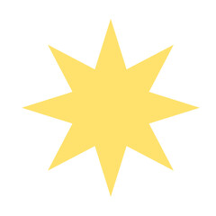 Obraz premium yellow star element