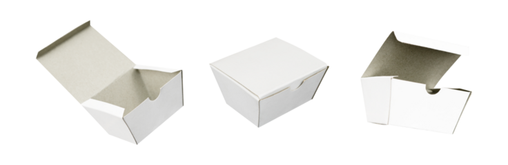 Collection of Bento packaging mockups