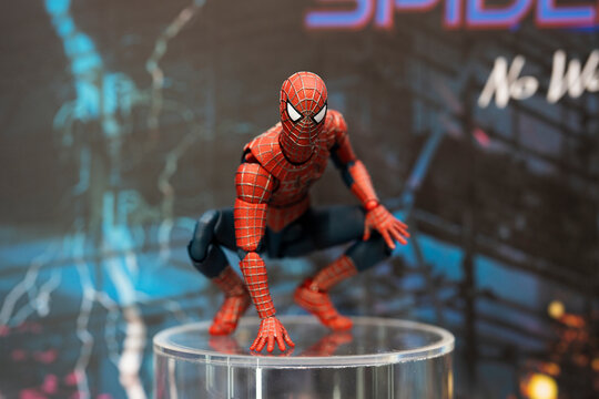 スパイダーマンのフィギア