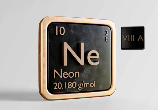 This photos is an image made using 3D software, which is the periodic table of chemical elements that can be used as material for learning chemistry for middle school and tertiary institutions