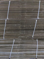 Texture and surface of brown box paper. The photo is suitable to use for warehouse background, warehouse content media.