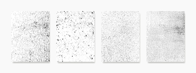 Give your walls a natural and organic look with this set of black grainy texture minimalist backgrounds, featuring textured geometric shapes. Perfect for print, cover, wallpaper, minimal, and natural.