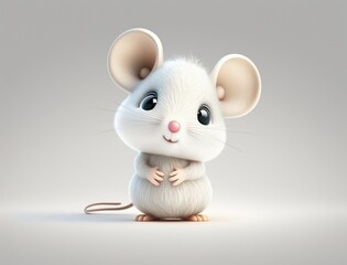 Cute Mouse Cartoon Character