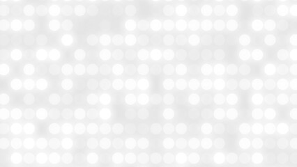 Dot white gray pattern gradient texture background. Abstract  technology big data digital background. 3d rendering.