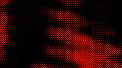 Dots halftone red black color pattern gradient texture  background.