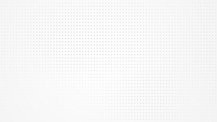 Dot white gray pattern gradient light texture background. Abstract  technology big data digital background. 3d rendering.
