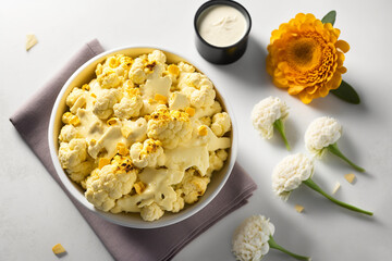 Delicious and Healthy Keto Cauliflower Mac and Cheese Casserole Recipe